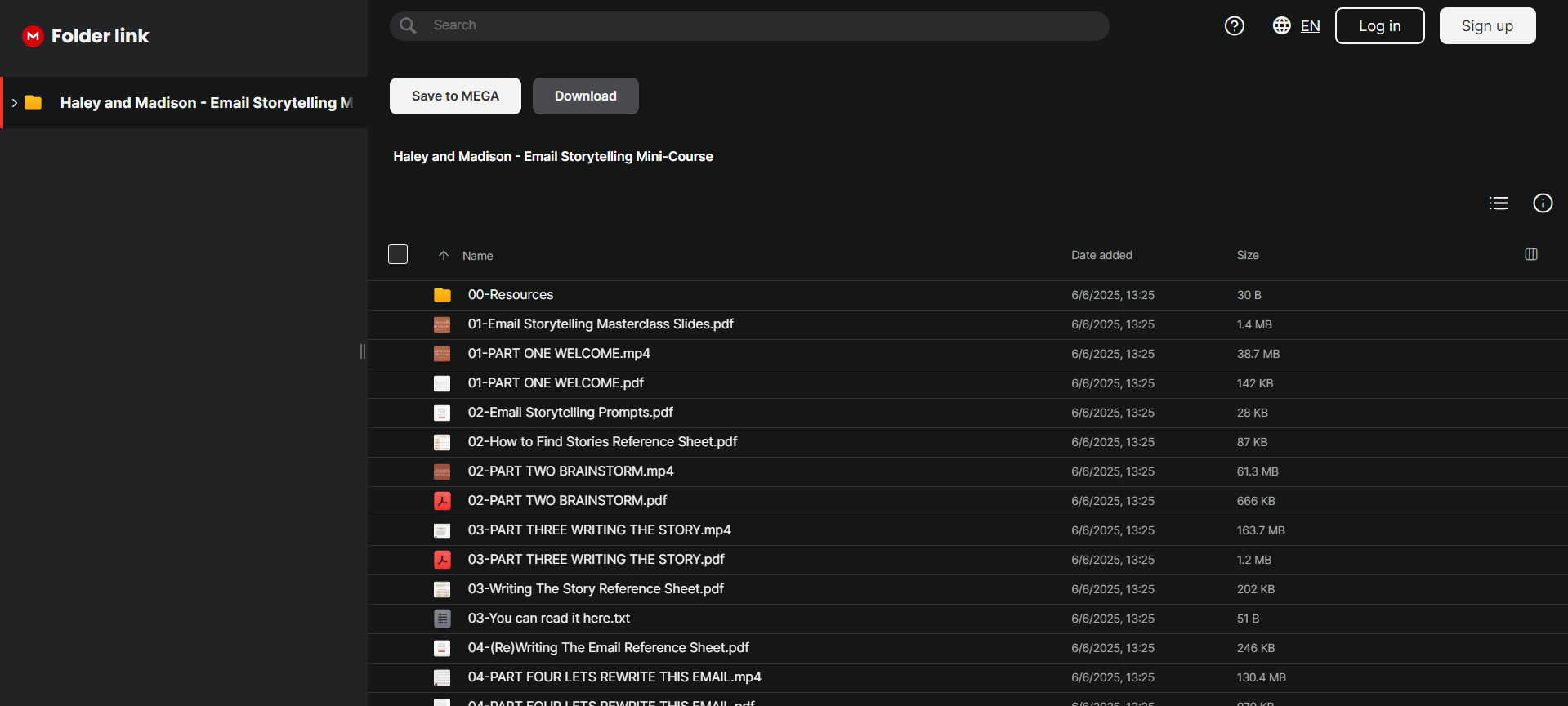 Email Storytelling Mini Course by Haley and Madison
